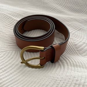 Madewell Leather Belt, pecan